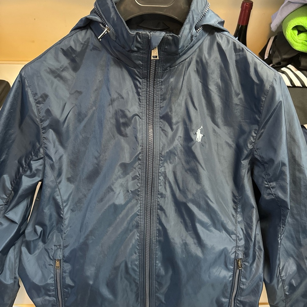 Navy Blue Kids Polo Ralph Lauren Jacket L 15-16